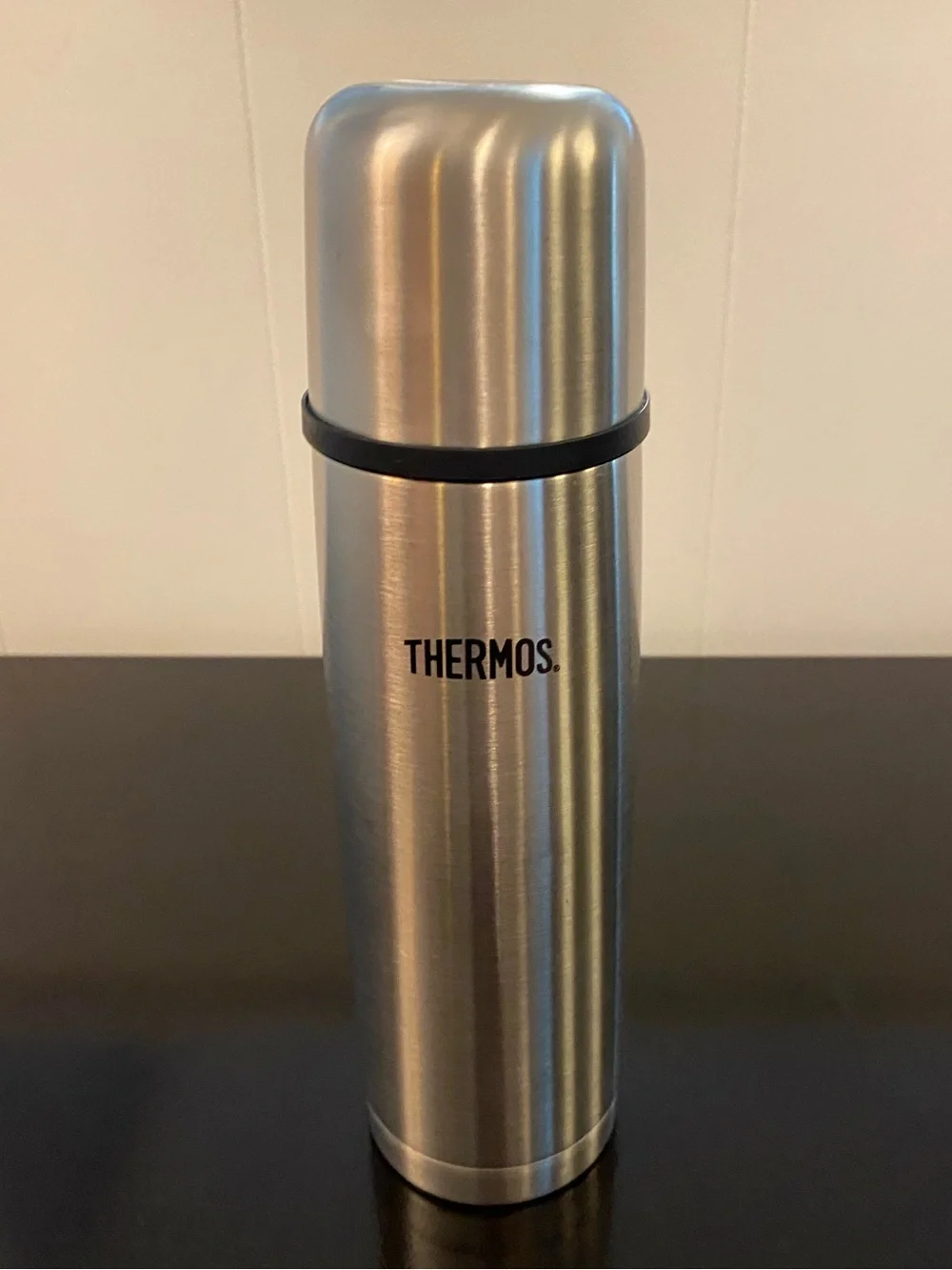 Thermos Vacuum Insulated 16 Ounce Compact Stainless Steel Beverage Bottle